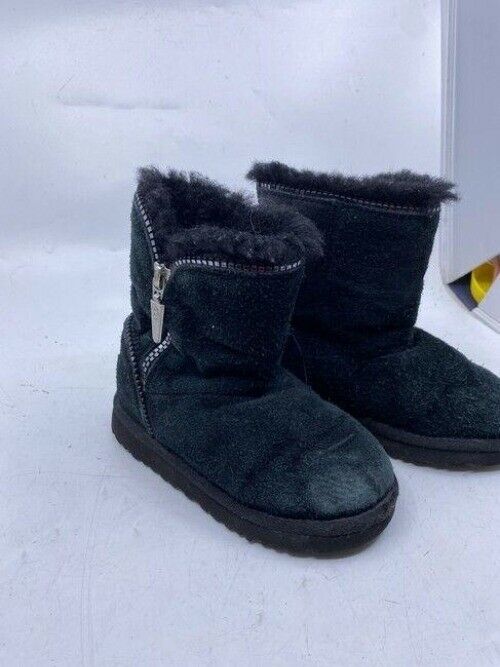 Ugg Australia Unique Zipper Top Kids Bootsbooties Size Us