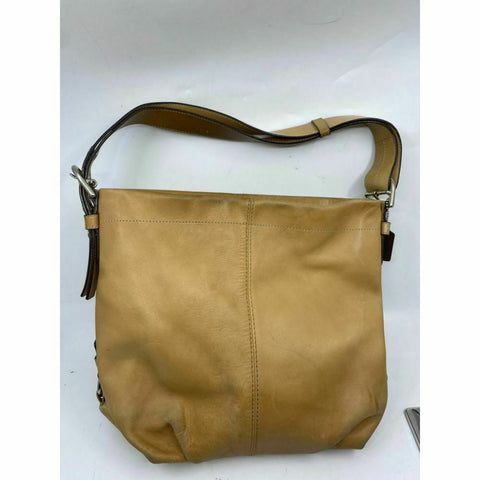 COACH Medium/ Large Leather Tan Shoulder Bag