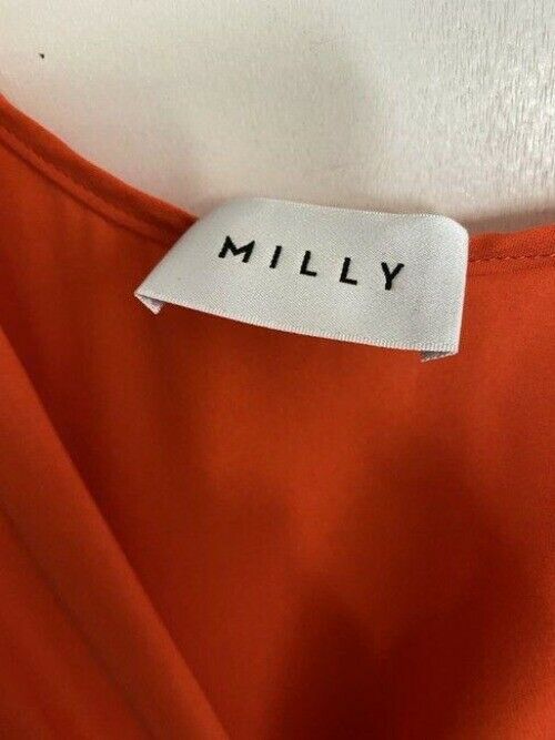 Milly red orange new chiffon msrp