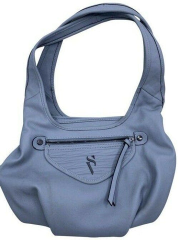 Simply Vera Vera Wang blue faux leather shoulder bag