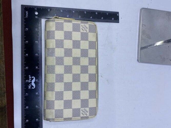 Louis Vuitton White Damier Azur Organizer Ca4182 Wallet