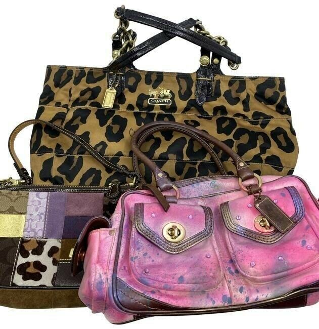 coach of mixed brands multicolor tote