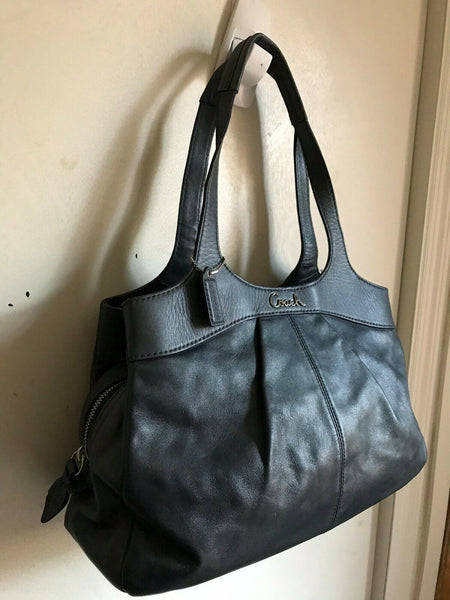 Coach large shoulder bag - Black Leather