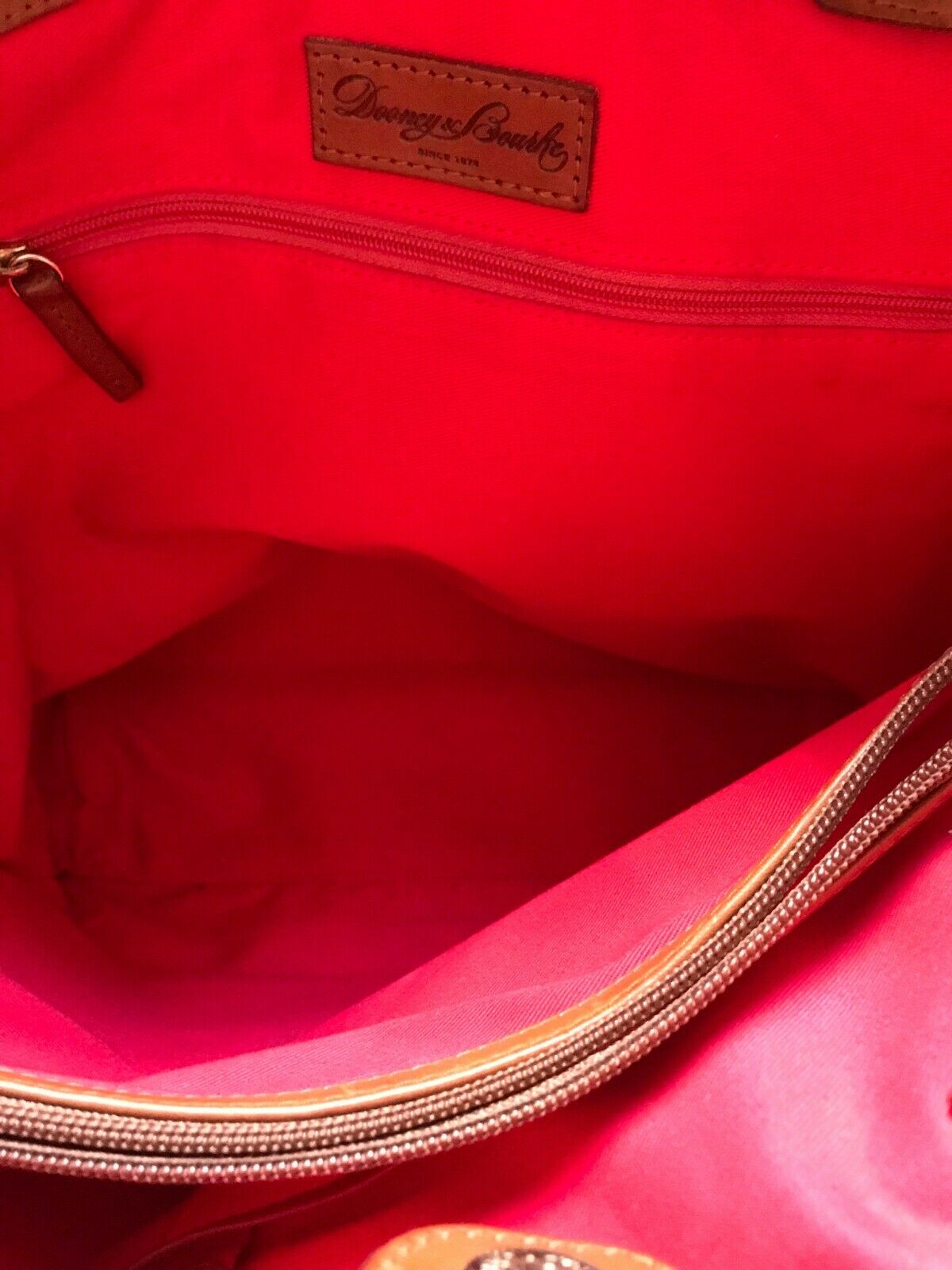 Dooney & Bourke Large Leather Tote Crossbody Bag