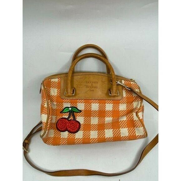 DOONEY & BOURKE Orange White Tote Crossbody Bag