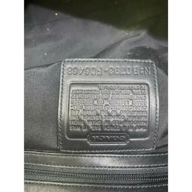 COACH Large Brown Leather Shoulder Bag