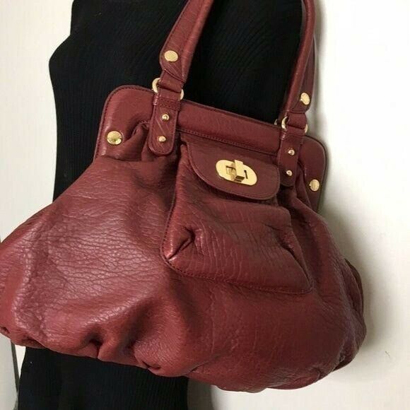 BADGLEY MISCHKA Red Leather Shoulder Bag