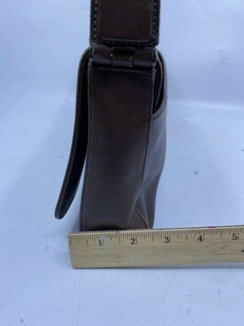 coach vintage brown leather shoulder bag