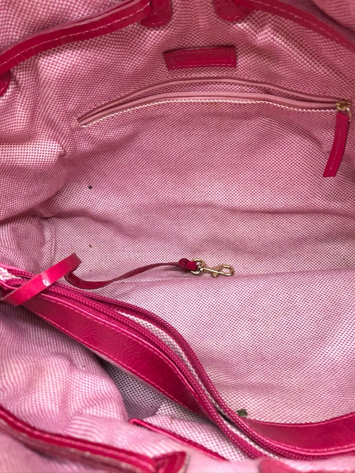 Dooney & Bourke Red/White Large Tote Bag