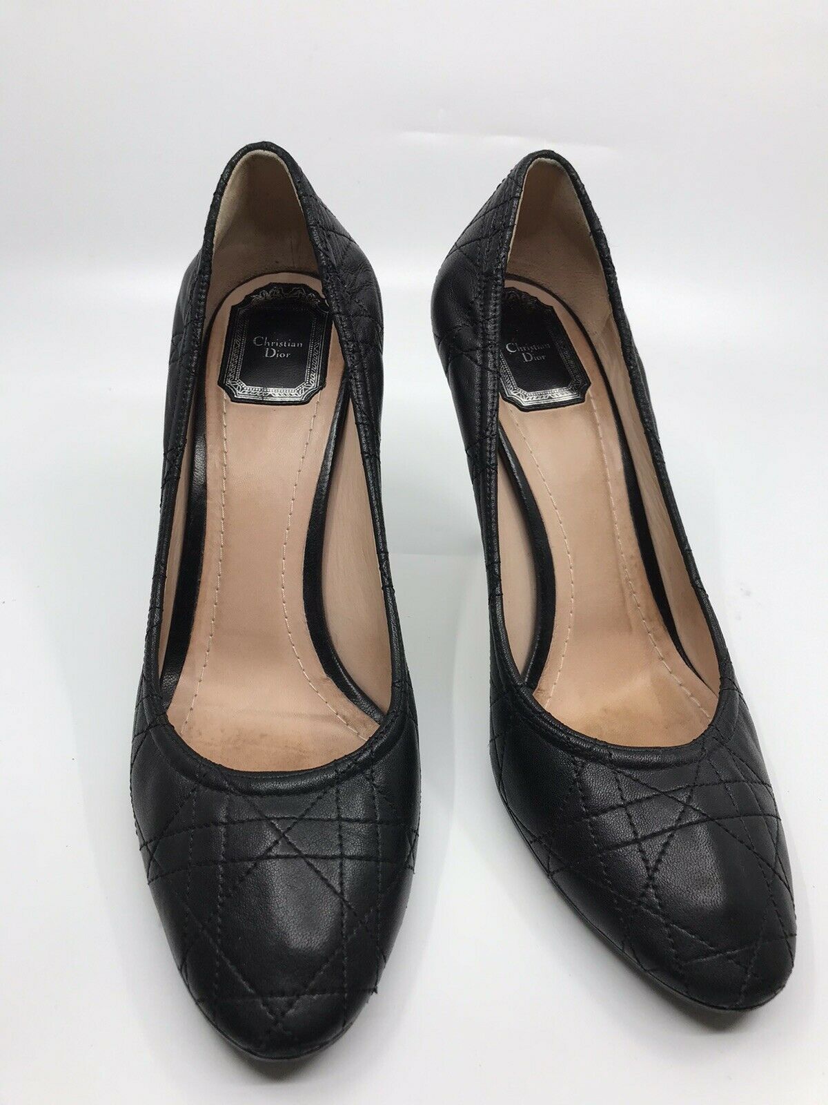 CHRISTIAN DIOR Women’s Cannage High Heel Punps Size 41