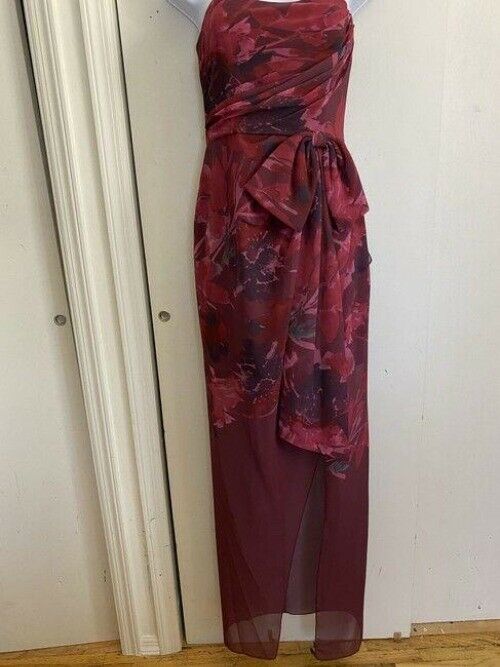 badgley mischka multicolor msrp long formal dress