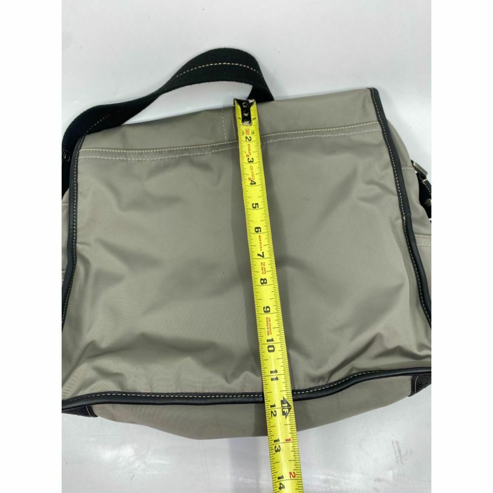 Coach Large Black Gray Nylon Messenger Bag
