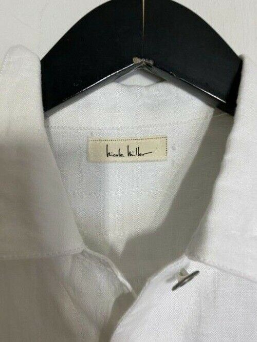 nicole miller white new linen msrp