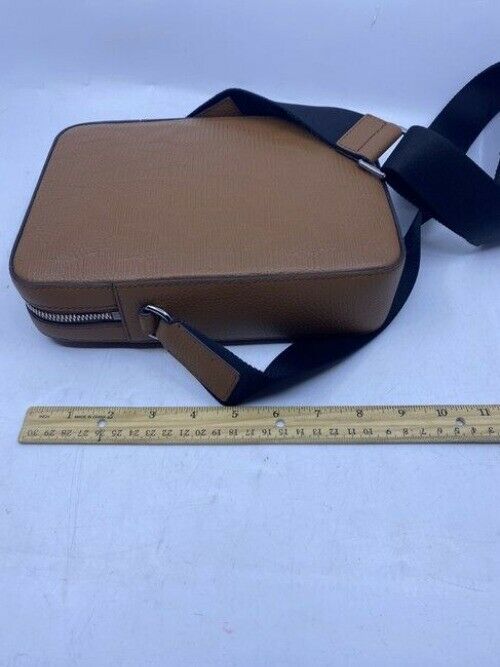 Michael Kors Cooper Logo Flight Luggage Camellia Matte Leather Messenger Bag