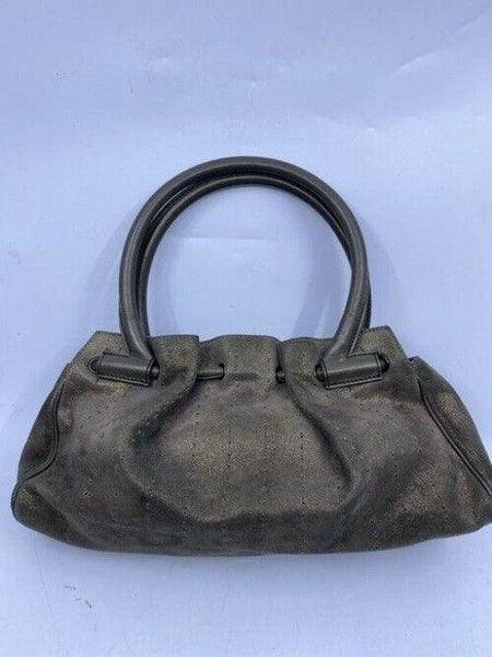 salvatore ferragamo handbag bronze shoulder bag