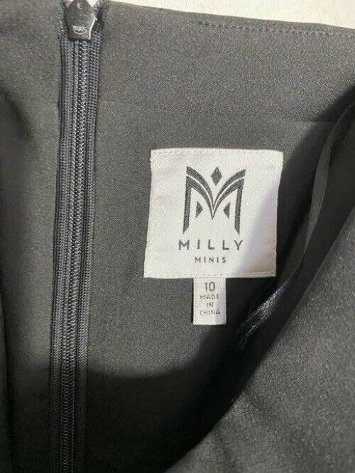 milly minis gray new short casual dress