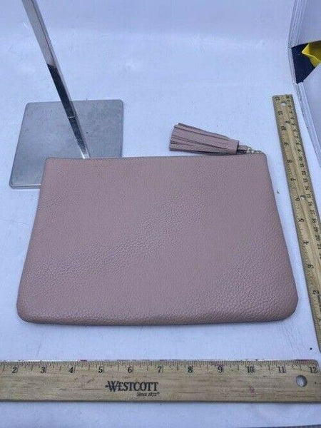 Kate Spade Large Rose Pink Leather Clutch