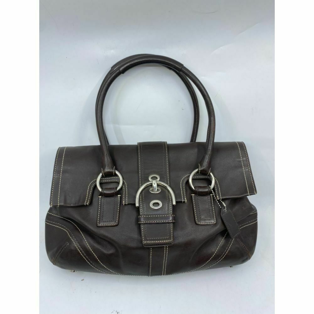 COACH Medium/ Large Leather Brown Shoulder Bag
