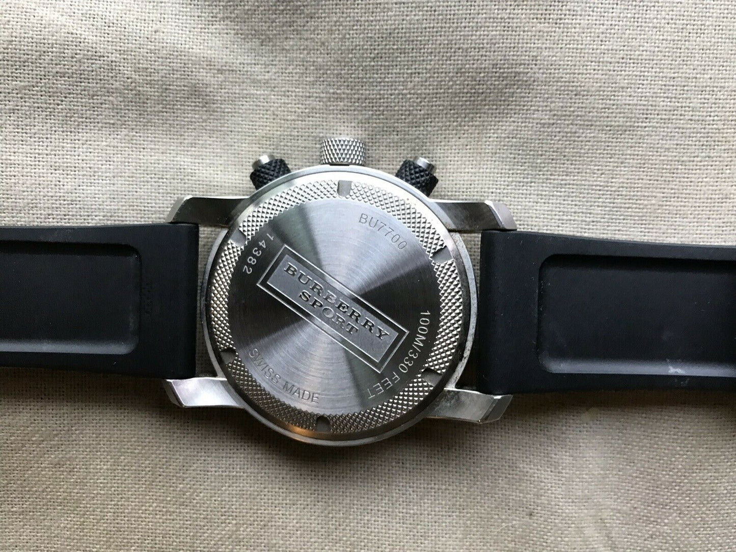 BURBERRY Brit Black Sportswatch  Unisex