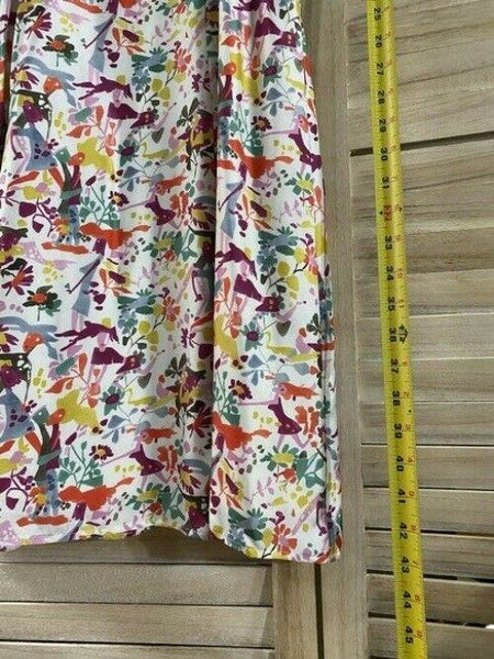 Carolina Herrera Multicolor Nwot Floral Mid Length Short Casual Dress