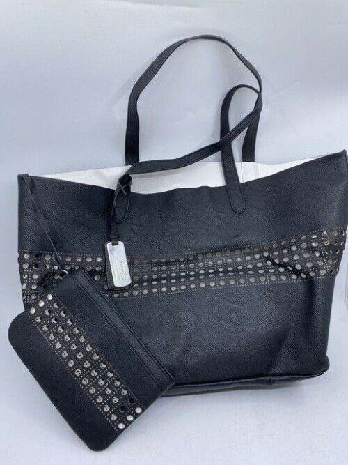 Ralph lauren msrp black leather shoulder bag