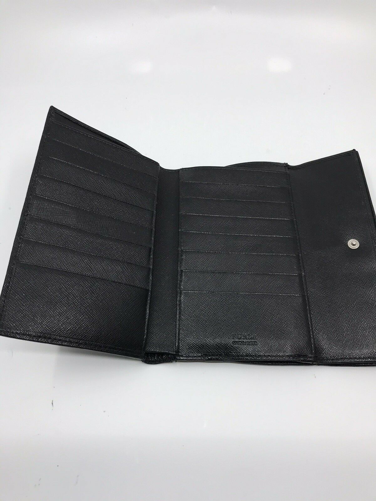 FURLA Black Saffiano Leather Clutch/ Wallet