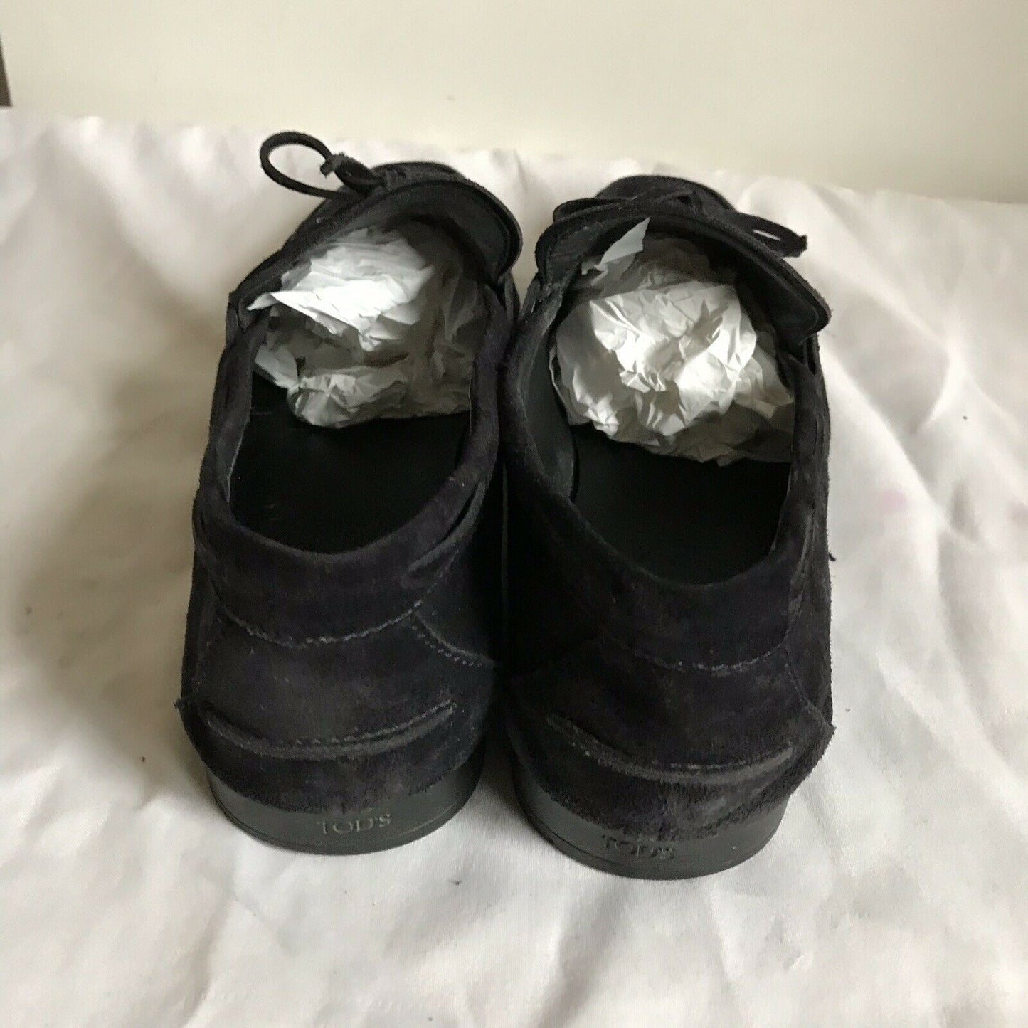 TOD’S Men’s Navy Suede Loafers Us Sz 10.5