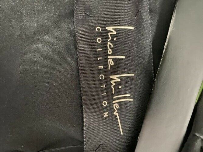 nicole miller black w new wrap around puff sleeves msrp