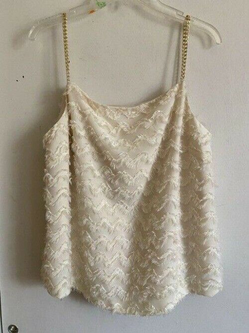 milly cream new women s sleeveless msrp small tank topcami