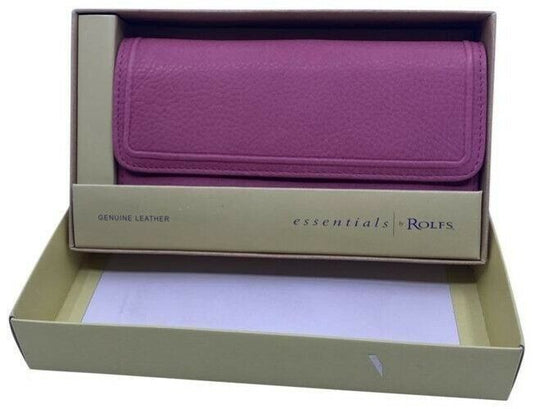 Rolfs Pink Nwb Soft Leather Card Checkbook Wallet