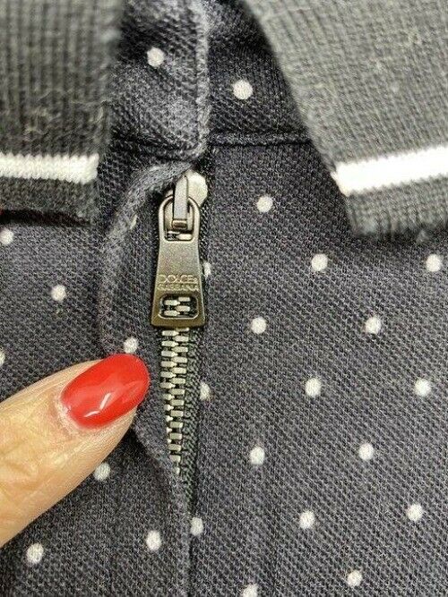 dolce and gabbana black white dolce and gabbana ss polka dot women s polo small