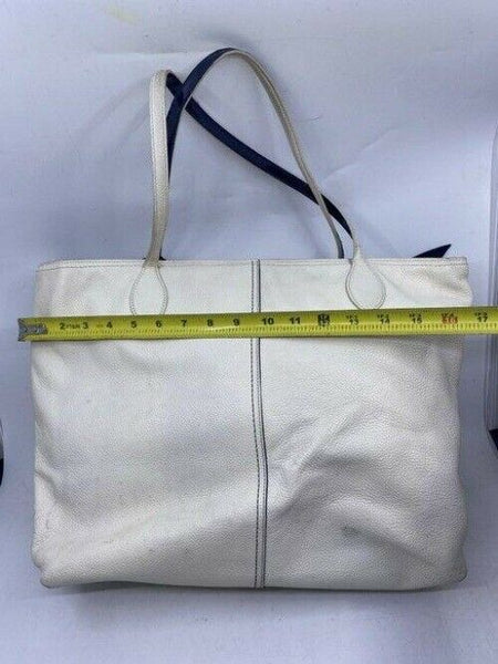 coach tote w large bag tote w detachable specialty white leather shoulder bag