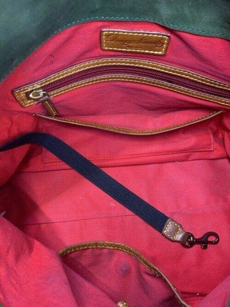 Dooney and Bourke w strap tan leather cross body bag