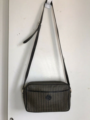 FENDI Vintage Canvas Crossbody Bag Needs TLC