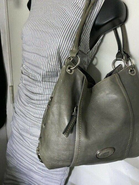 Giani Bernini Msrp Olive Green Leather Shoulder Bag