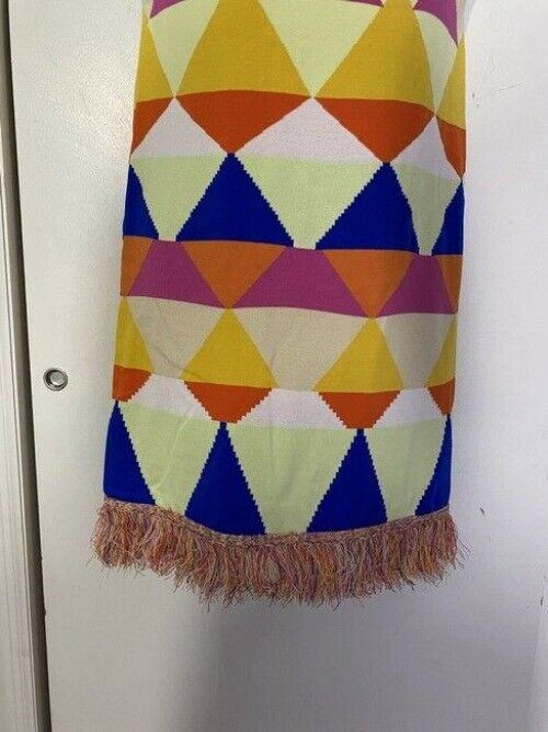 nicole miller multi color new print knit msrp short casual dress