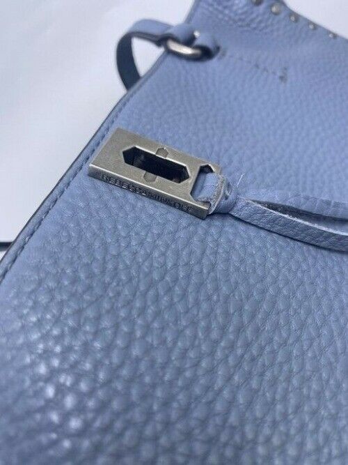 Rebecca Minkoff Darren Blue Leather Shoulder Bag