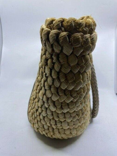 michael kors shopping xl w w leather trim gray beige woven tote