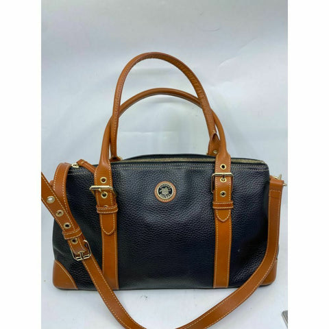 DOONEY & BOURKE Black Vintage Leather Shoulder Bag