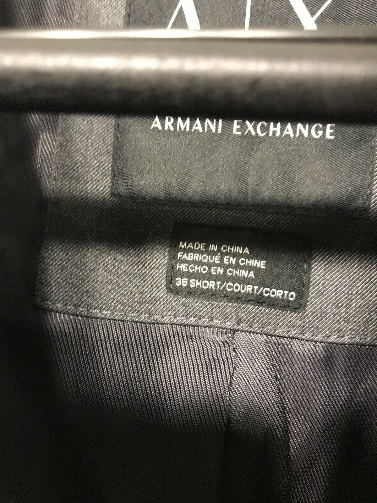 Armani Exchange Grey Jacket Size 36