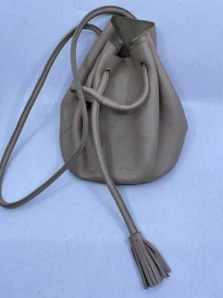 Shaffer La Msrp Beige Leather Shoulder Bag