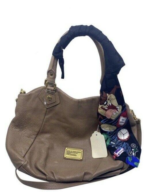 Marc By Marc Jacobs Customized With Removable Tunes Tie Sash Accent Tan Leather