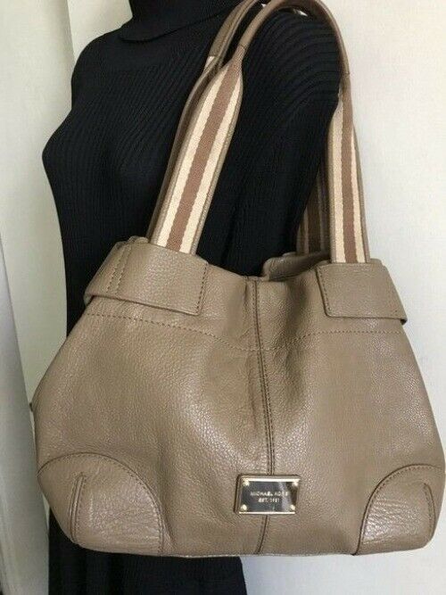 Michael Kors Brown Leather Shoulder Bag