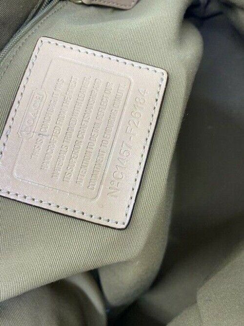 coach handbag msrp brown coated canvas tote