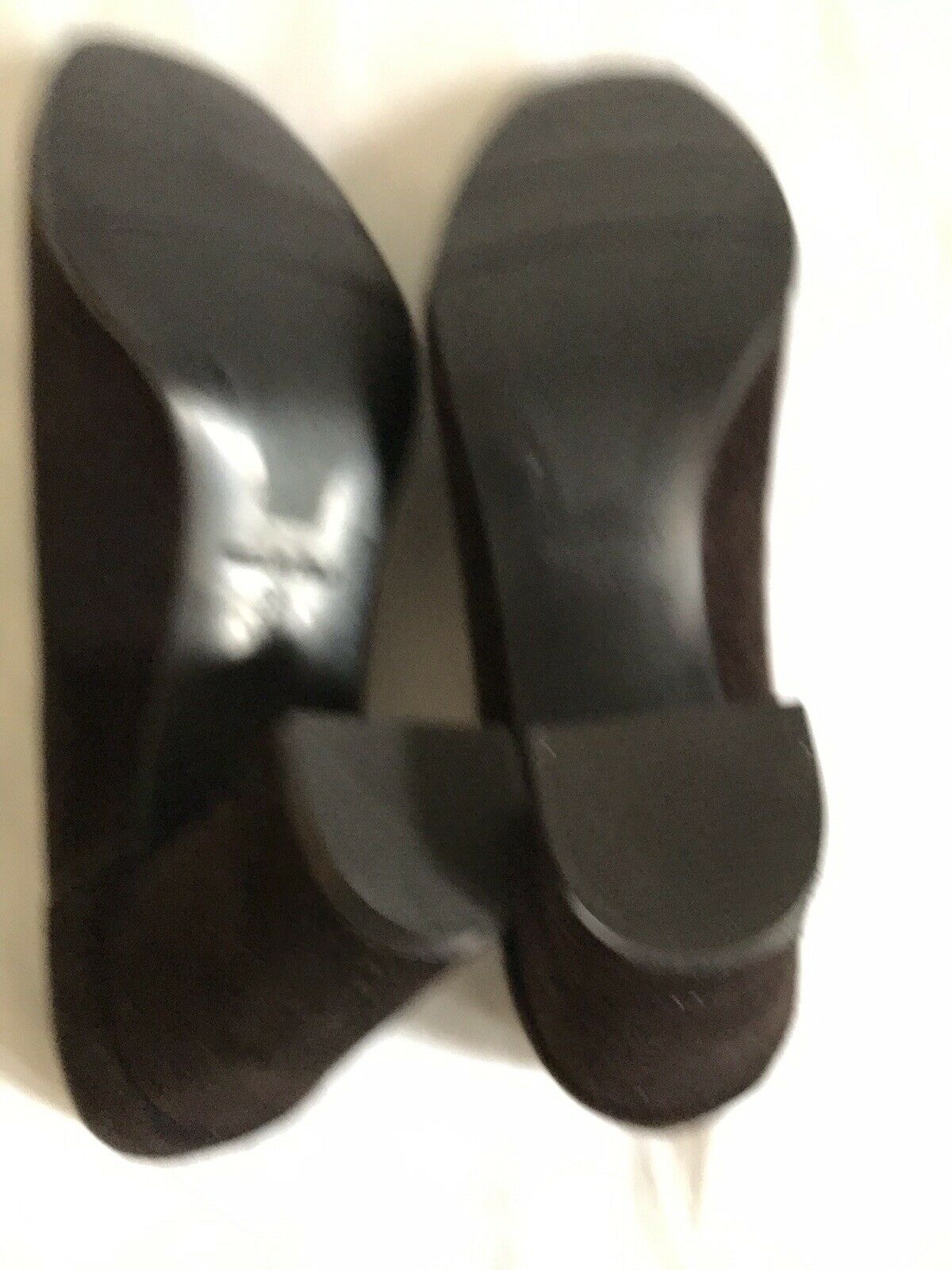 ANDREA CARRANO Brown Suede Mid Heel Pump 9