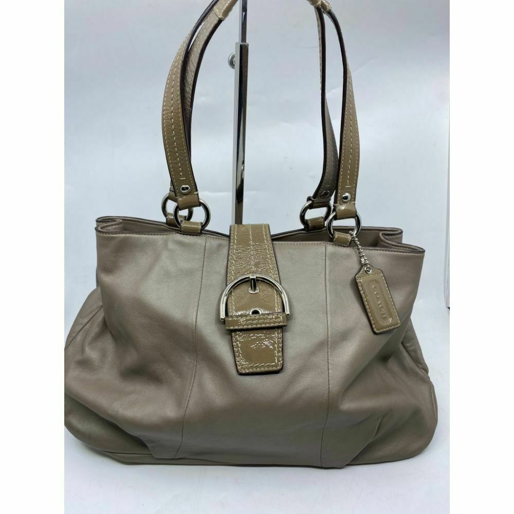 COACH Medium/ Large Leather Brown Shoulder Bag