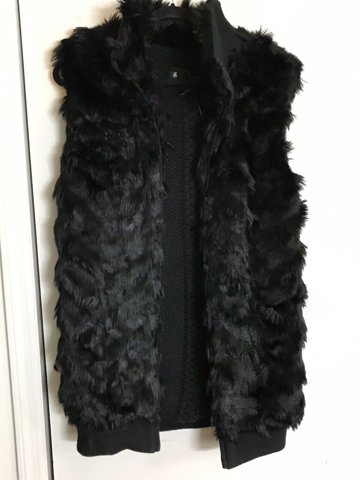 JOHN JOHN LAB Faux Fur Vest One Size