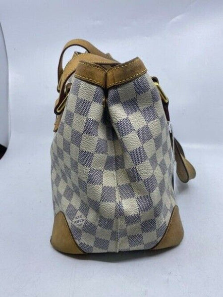 Louis Vuitton Hampstead Vintage Cream Damier Azur Canvas Shoulder Bag