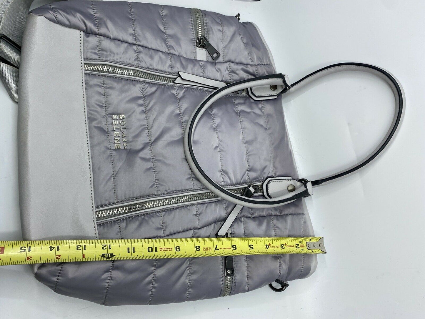 SOL & SELENE Large Quilted crossbody bag
