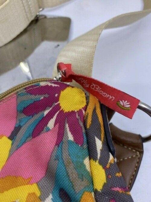 Lily Bloom Unique Floral Nylon Cross Body Bag